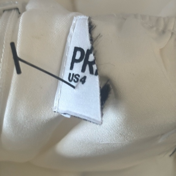 NWOT Princess Polly Book of Love White Strapless Ruched Sheath Dress - Picture 4 of 8